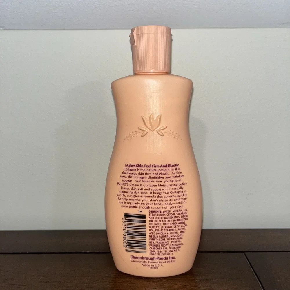 Vintage Ponds Cream & Collagen Skin Softening Lotion, 8 Oz‎ HTF RARE